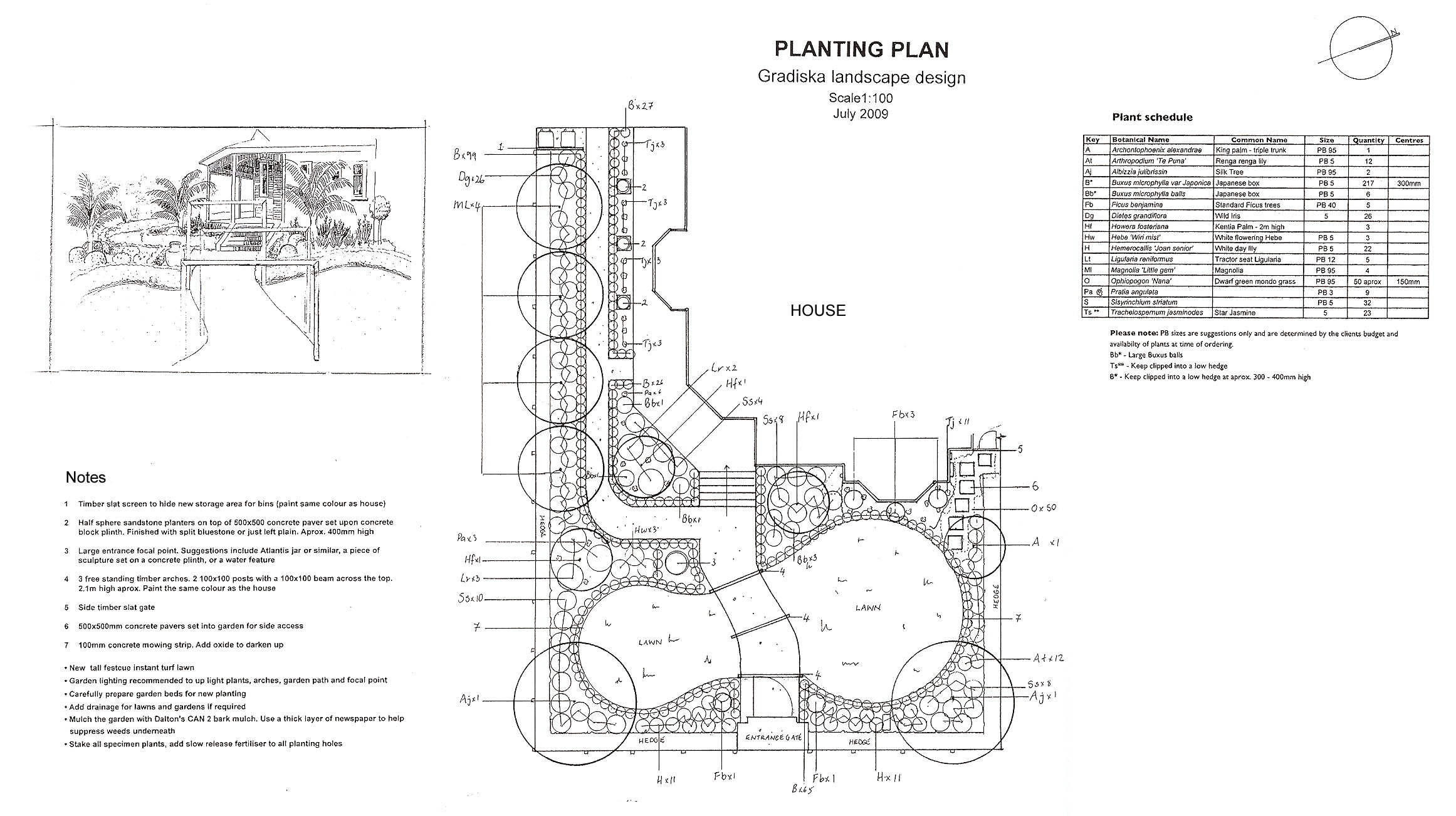 Planting plan, Garden plans, Landscape gardens Auckland